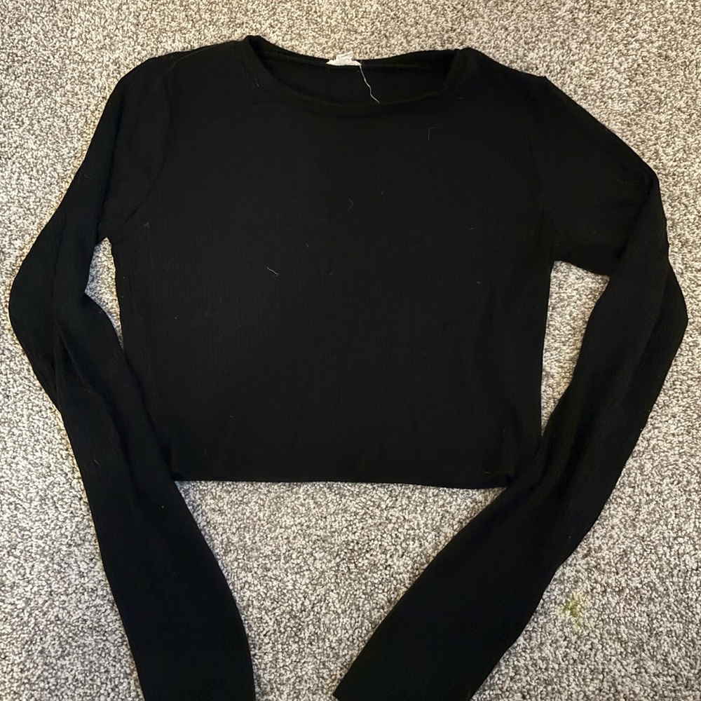 Garage Black Long Sleeve Women's Tee